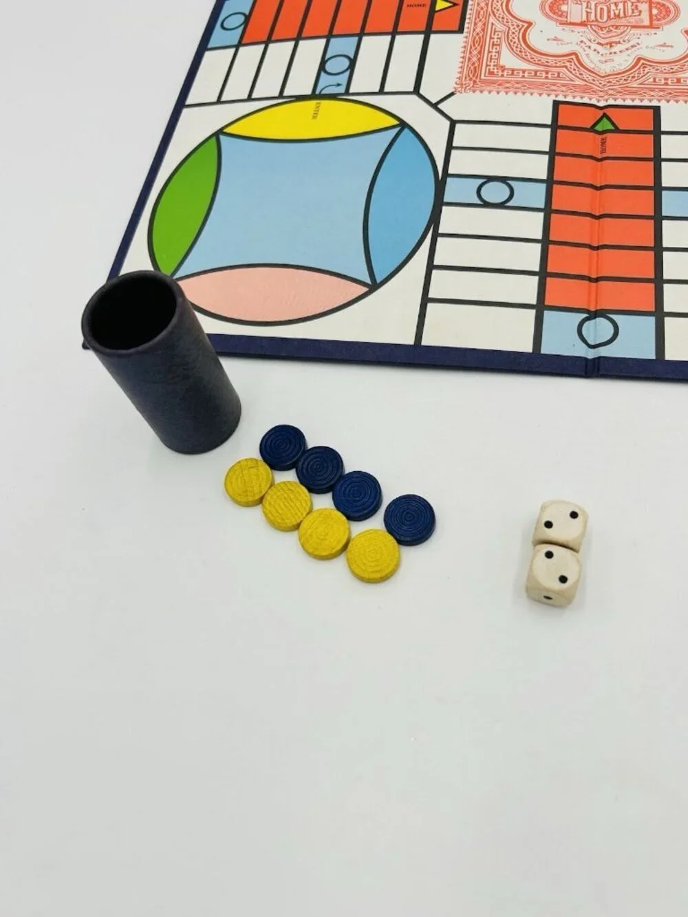 Vintage Parcheesi Royal Game of India, 1982 Edition Selchow & Righter Complete